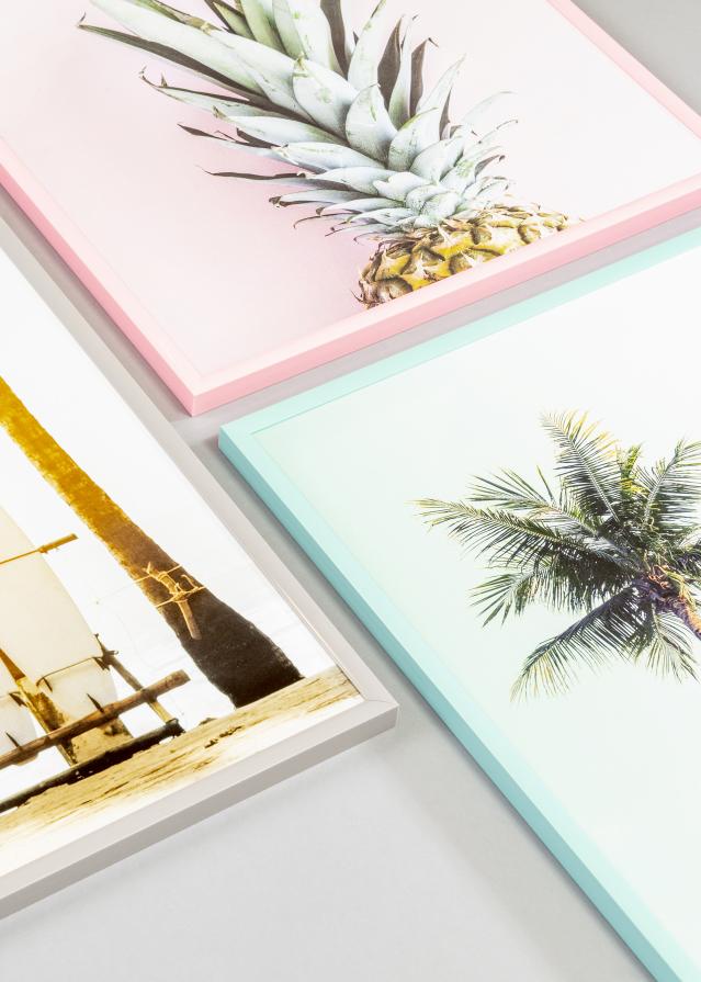 Ramă New Lifestyle Roz 30x40 cm - Paspartuuri Alb 22x32 cm