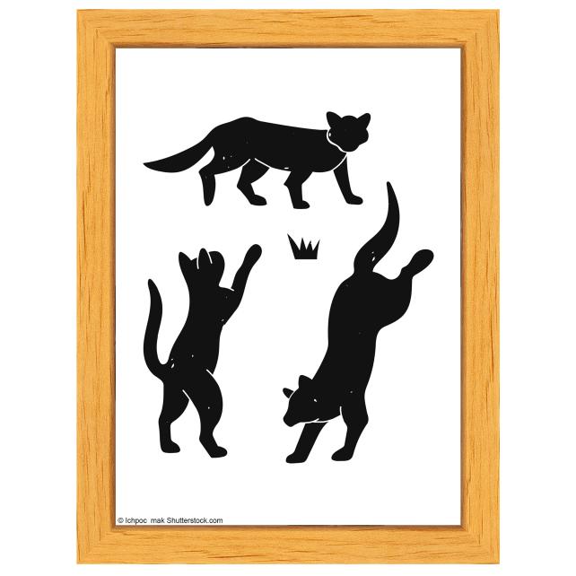 Ramă Liv Lemn 13x18 cm - Paspartuuri Alb 10x12 cm