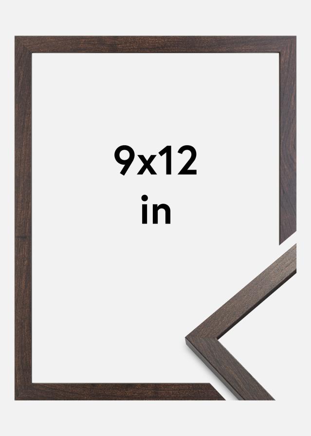 Ramă Trendy Sticlă acrilică Nuc 9x12 inches (22,86x30,45 cm)
