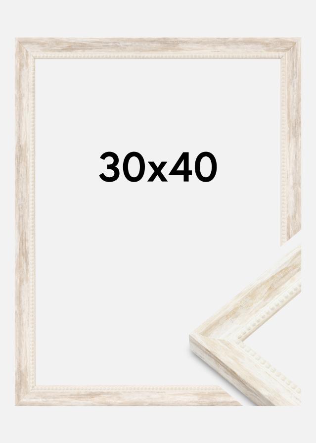 Ramă Soledad Sticlă acrilică Alb 30x40 cm