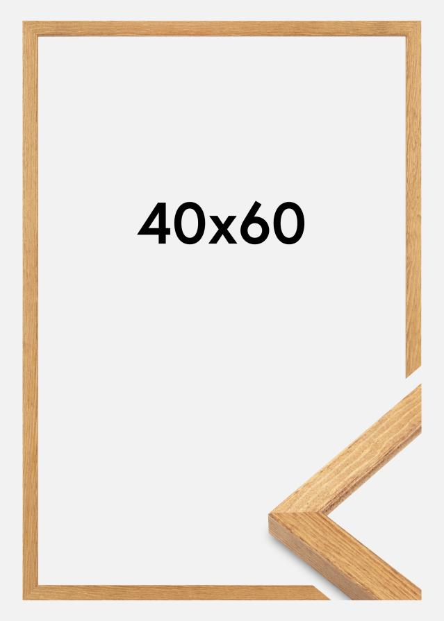 Ramă Tulipa Acrilic Masiv stejar 40x60 cm