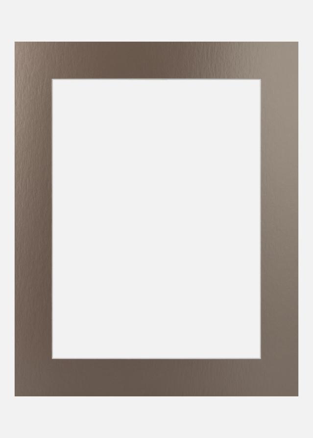 Passepartout Rose Platinum Metal (Miez Alb) 50x50 cm (39x39)