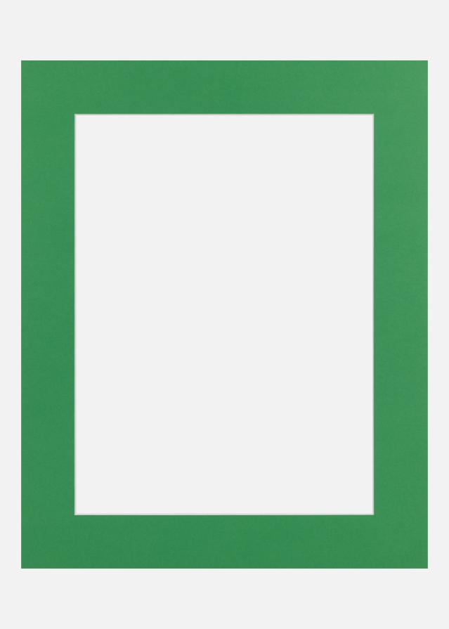 Passepartout Irish Green (Miez Alb) 15x20 cm (9x14)