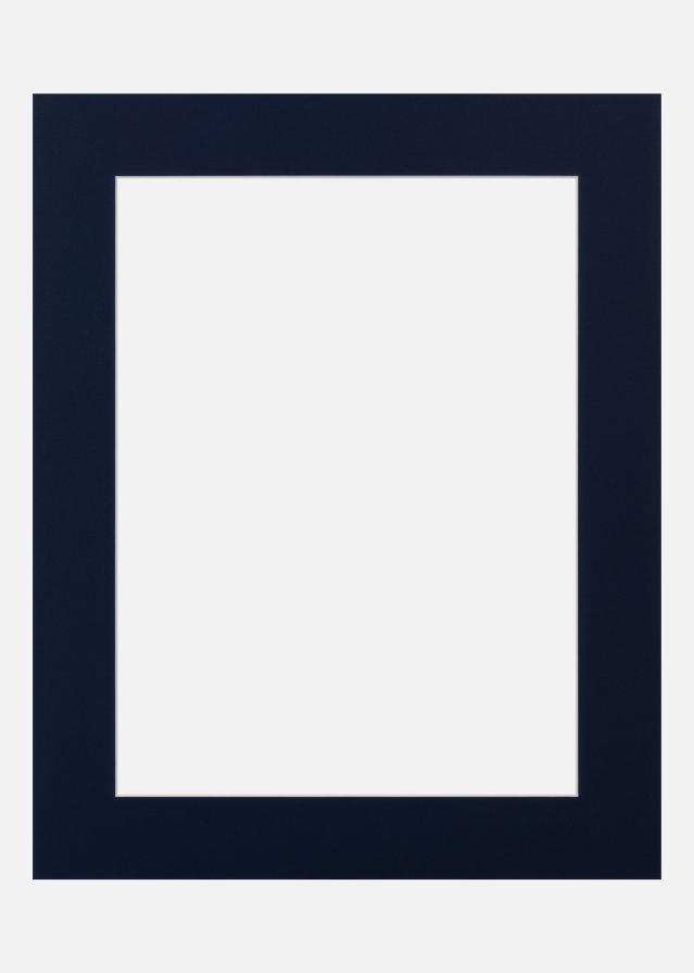 Passepartout Deep Blue (Miez Alb) 60x80 cm (49x69)