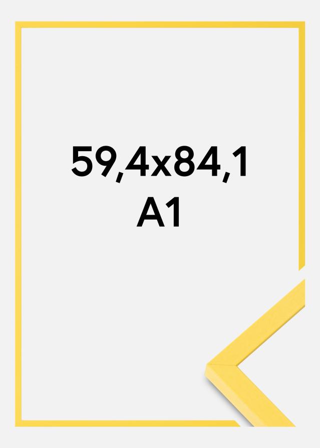 Colorful Sticlă acrilică Galben 59,4x84,1 cm (A1)