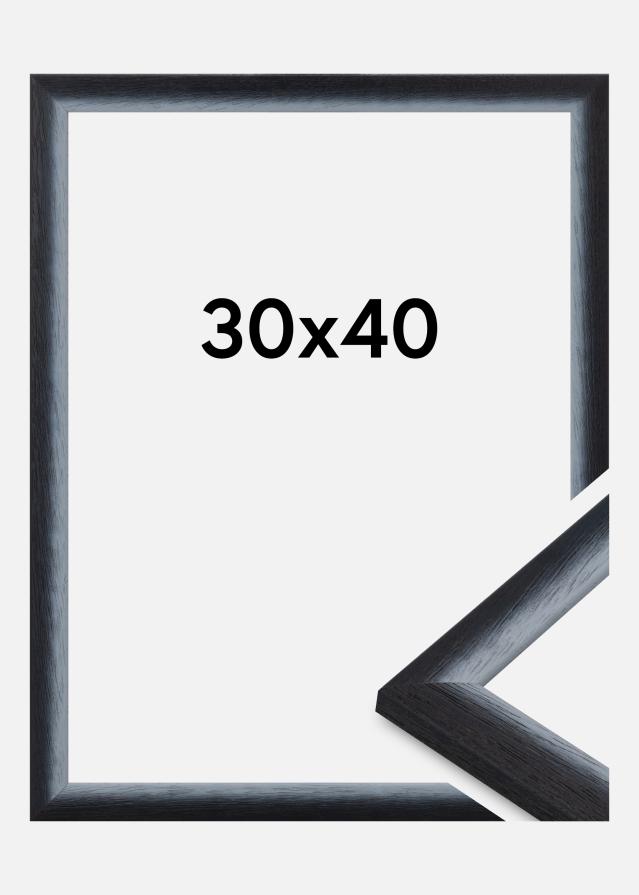 Ramă Cornwall Sticlă acrilică Negru 30x40 cm