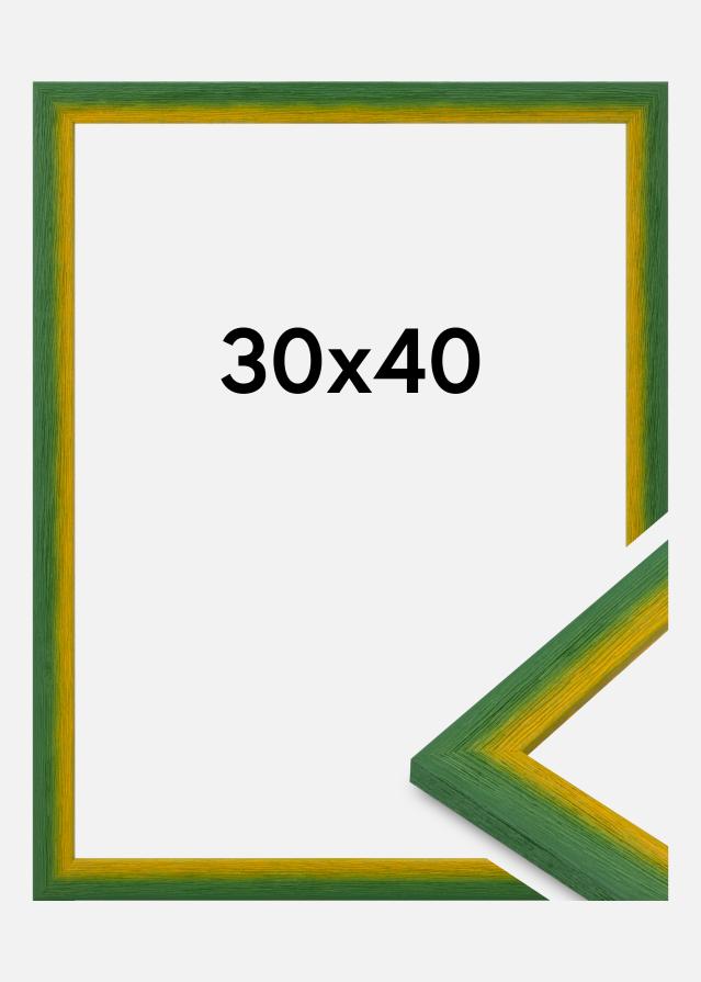 Ramă Cornwall Sticlă acrilică Verde 30x40 cm