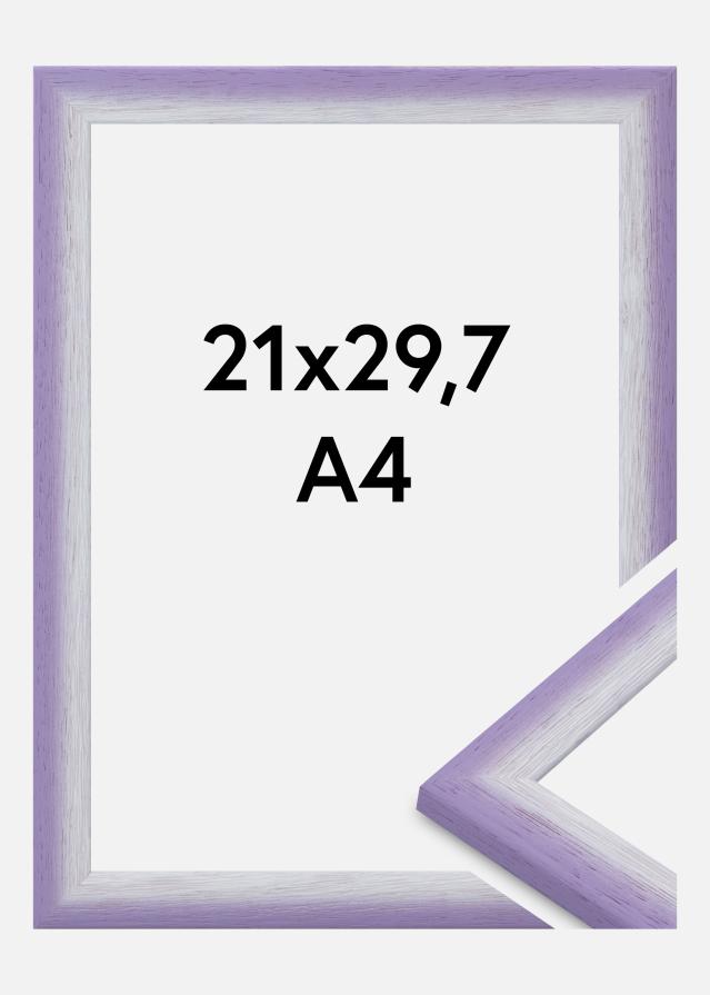 Ramă Cornwall Sticlă acrilică Lila deschis 21x29,7 cm (A4)