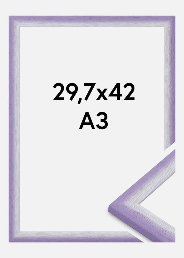 Ramă Cornwall Sticlă acrilică Lila deschis 29,7x42 cm (A3)