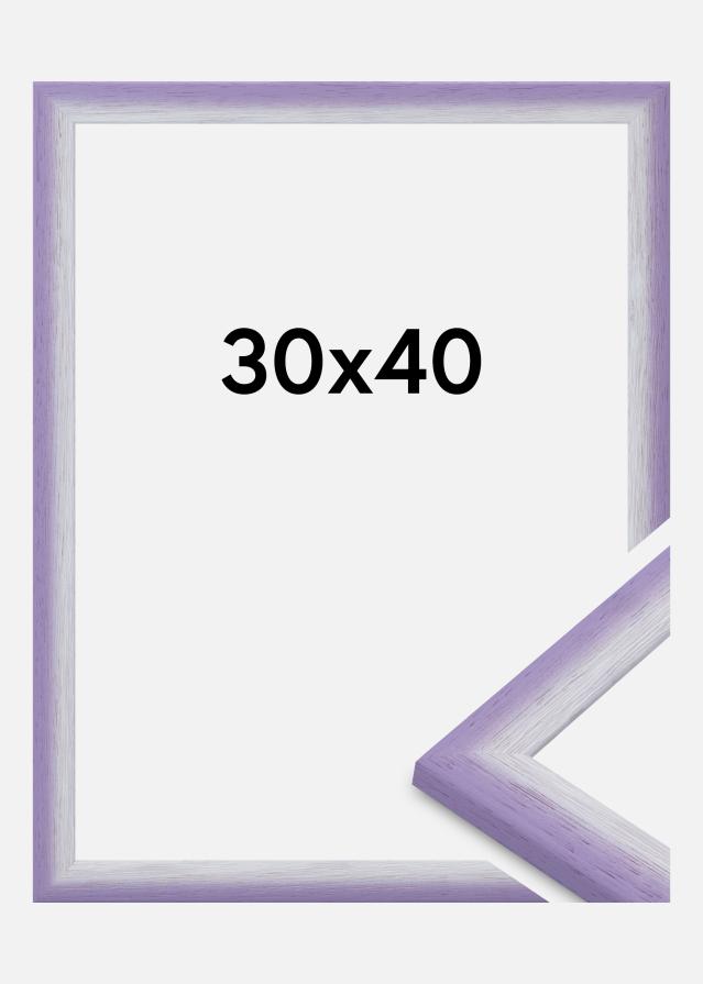 Ramă Cornwall Sticlă acrilică Lila deschis 30x40 cm