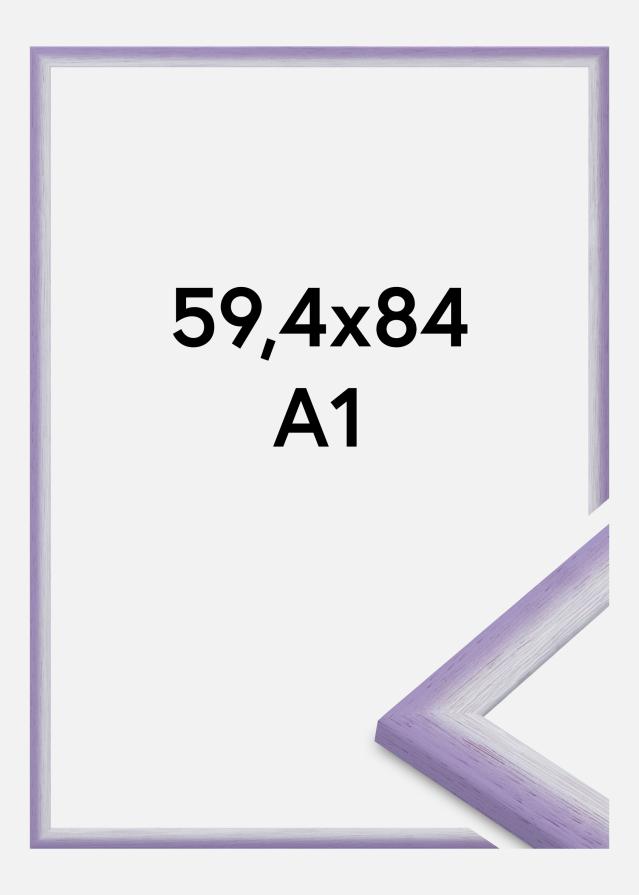 Ramă Cornwall Sticlă acrilică Mov deschis 59,4x84,1 cm (A1)