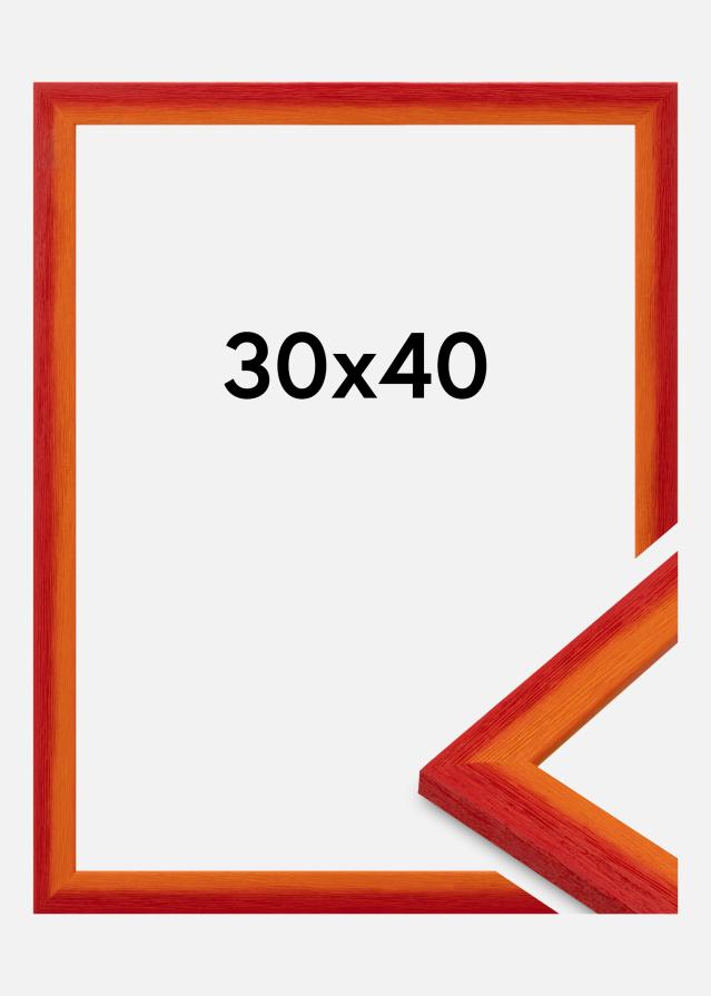 Ramă Cornwall Sticlă acrilică Roșu 30x40 cm