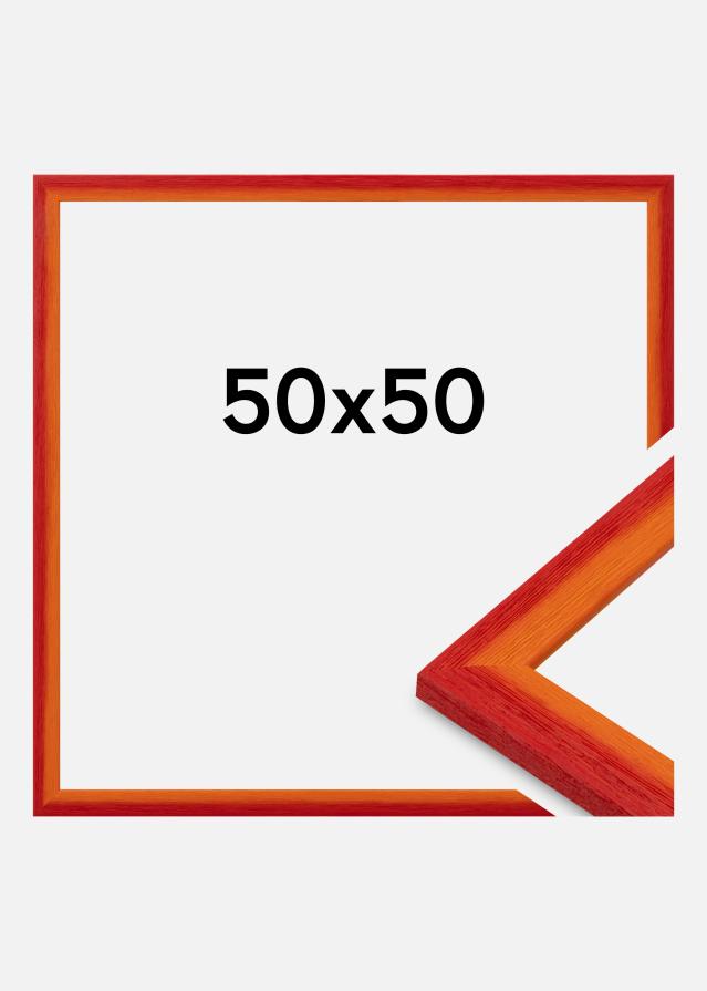 Ramă Cornwall Sticlă acrilică Roșu 50x50 cm