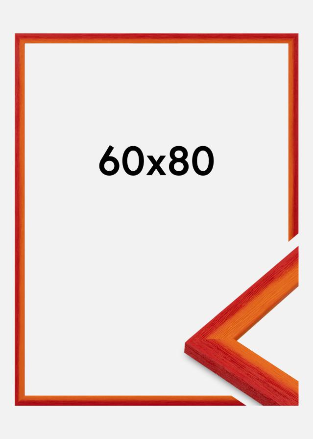 Ramă Cornwall Sticlă acrilică Roșu 60x80 cm