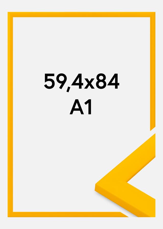 Ramă Dorset Sticlă acrilică Galben 59,4x84,1 cm (A1)