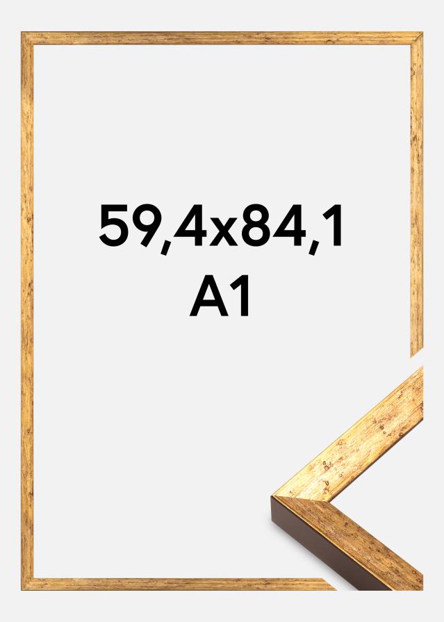 Ramă Dune Sticlă acrilică Auriu 59,4x84,1 cm (A1)