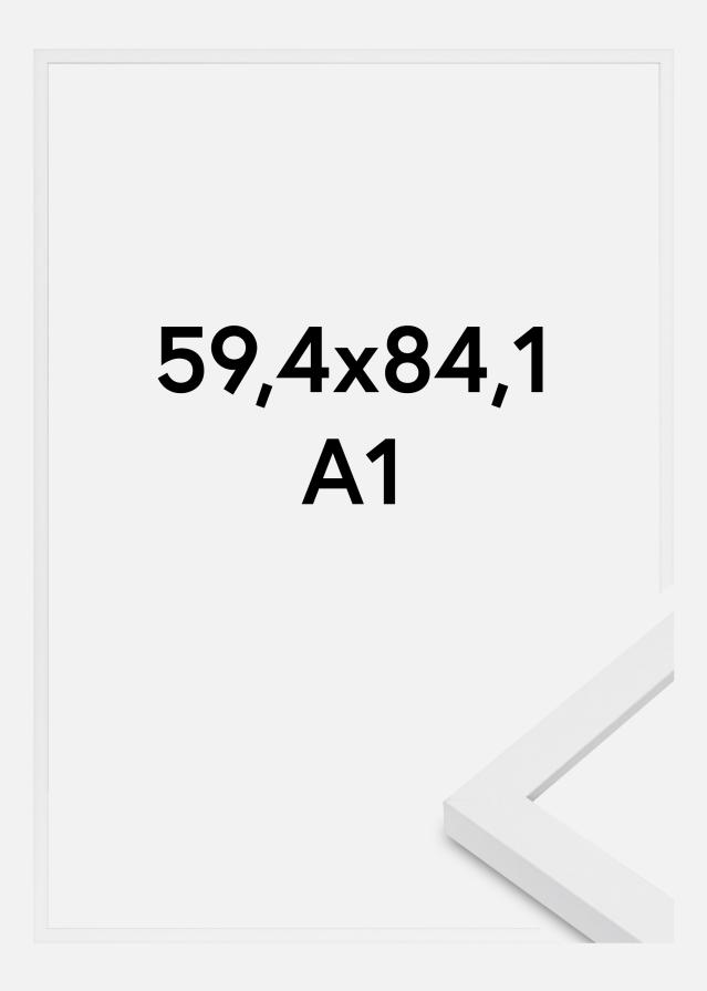 Ramă Modernă Sticlă acrilică Alb 59,4x84,1 cm (A1)