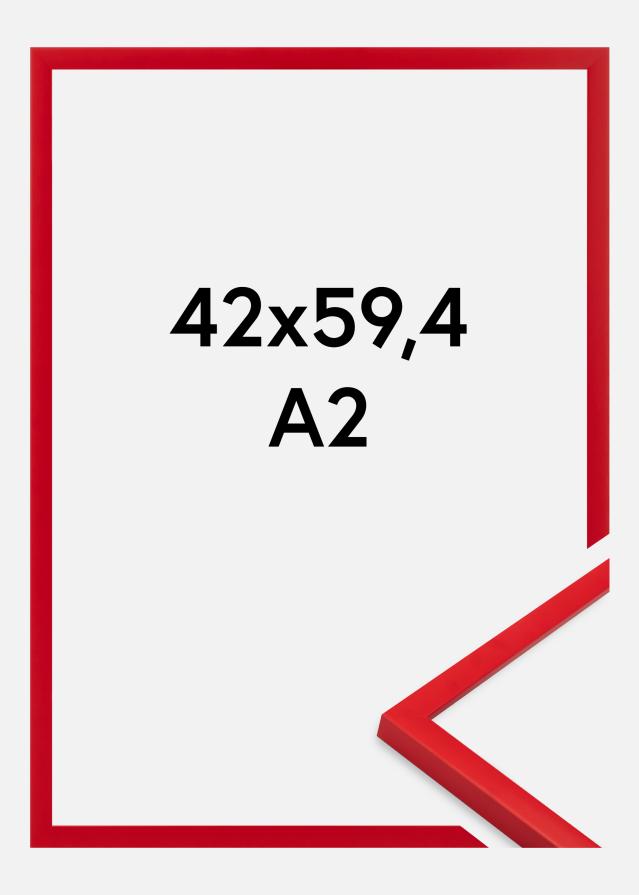 Ramă Kent Sticlă acrilică Roșu 42x59,4 cm (A2)