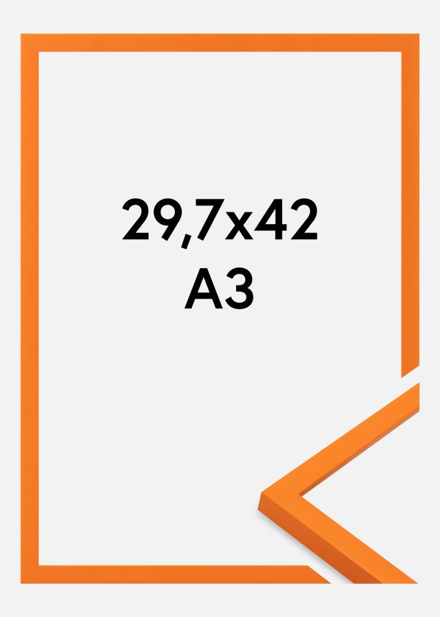 Ramă Kent Sticlă acrilică Portocaliu 29,7x42 cm (A3)