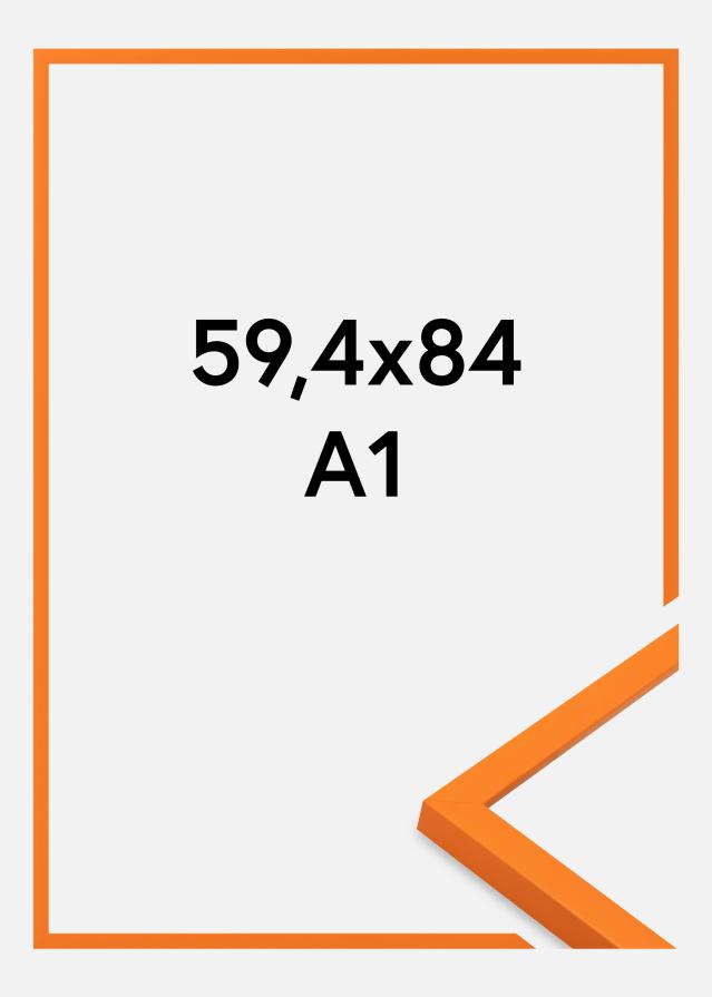 Ramă Kent Sticlă acrilică Portocaliu 59,4x84,1 cm (A1)