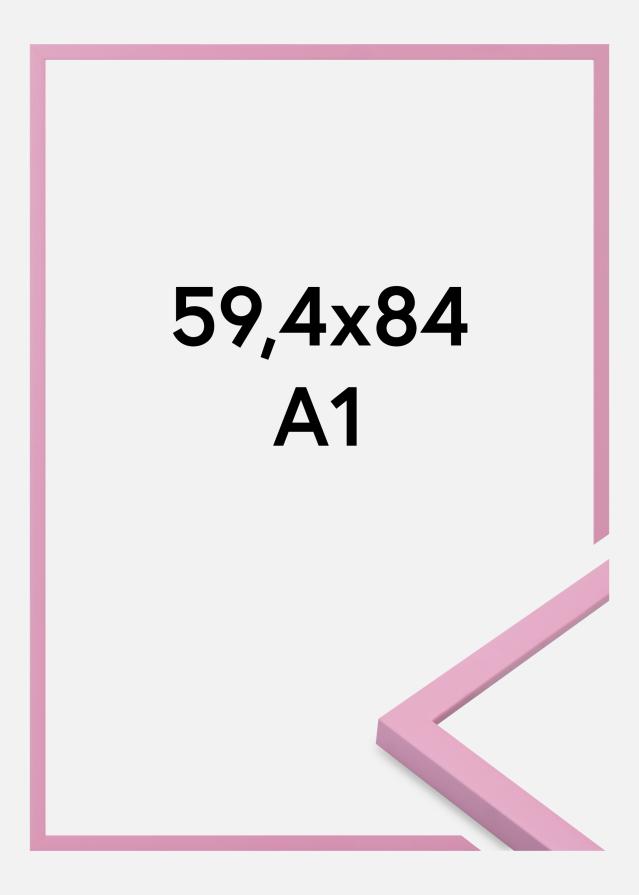 Ramă Kent Sticlă acrilică Roz 59,4x84,1 cm (A1)
