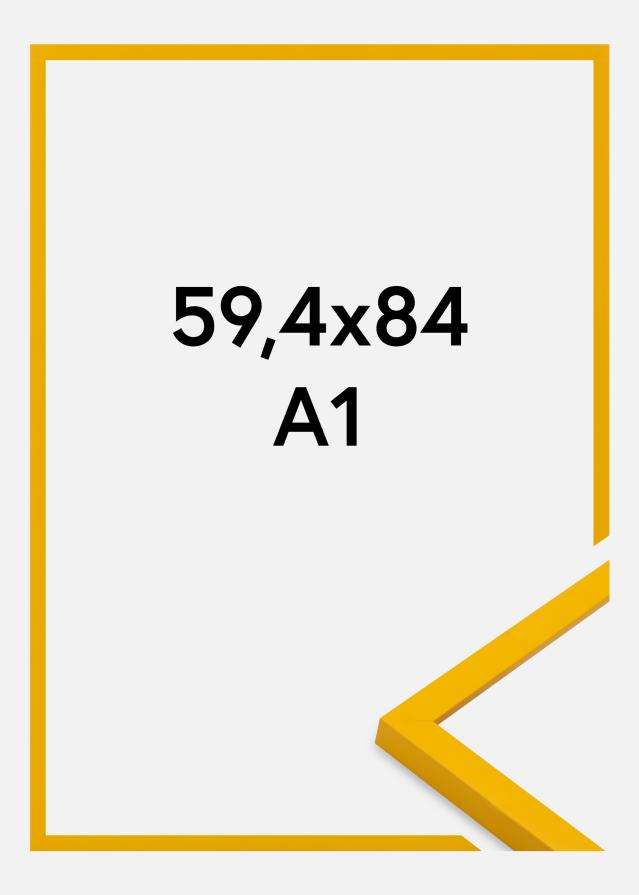 Ramă Kent Sticlă acrilică Galben 59,4x84,1 cm (A1)