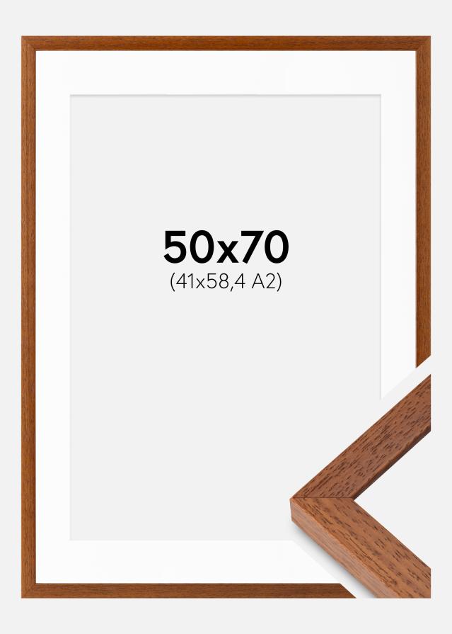 Ramă Hermes Carte 50x70 cm - Paspartuuri Alb 42x59,4 cm