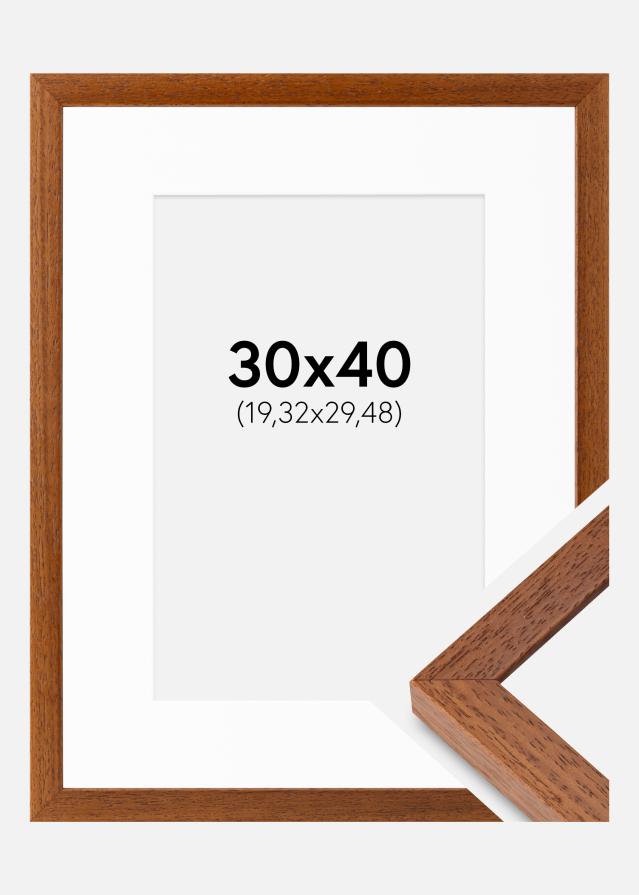 Ramă Hermes Carte 30x40 cm - Paspartuuri Alb 8x12 inches