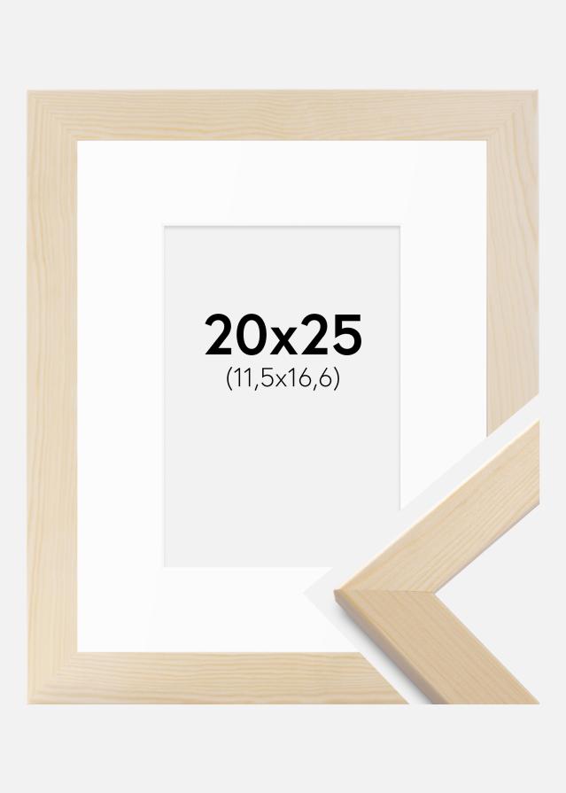 Ramă Trendline Natură 20x25 cm - Paspartuuri Alb B6 125x176 mm