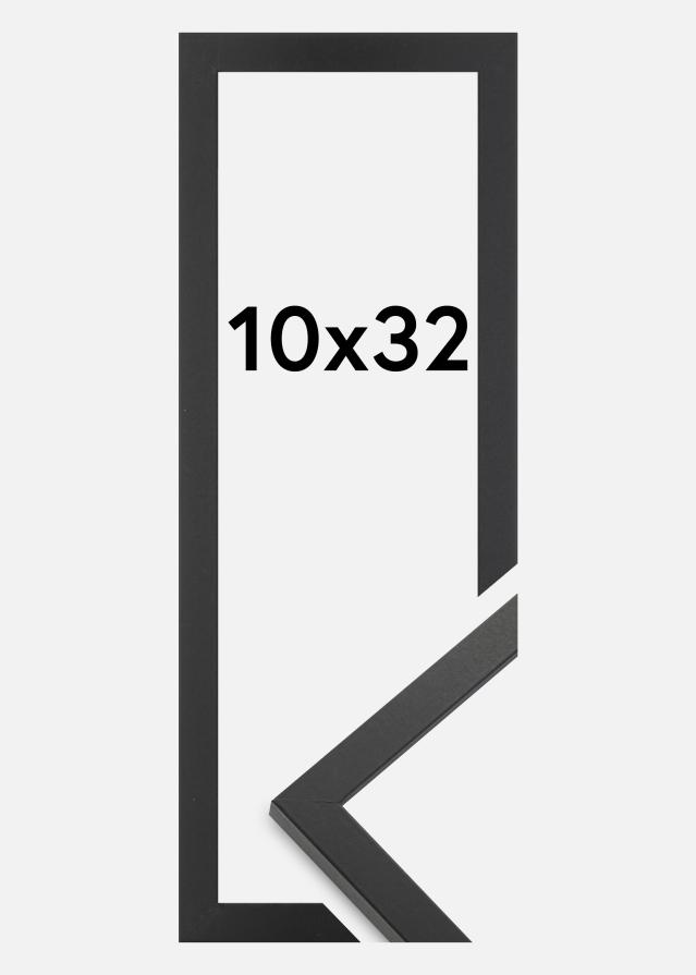 Ramă Trendy Sticlă acrilică Negru 10x32 cm