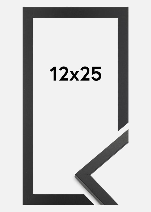 Ramă Trendy Sticlă acrilică Negru 12x25 cm