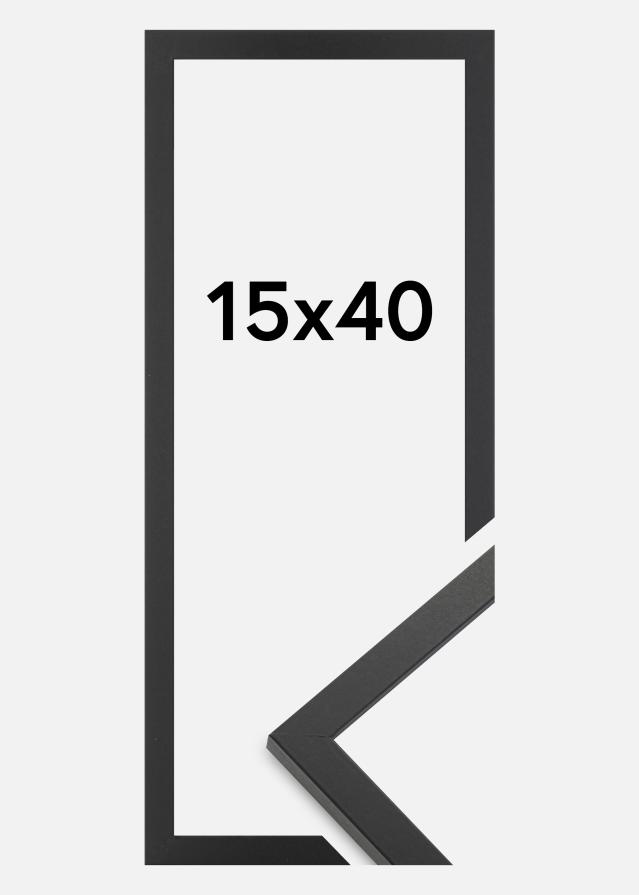 Ramă Trendy Sticlă acrilică Negru 15x40 cm