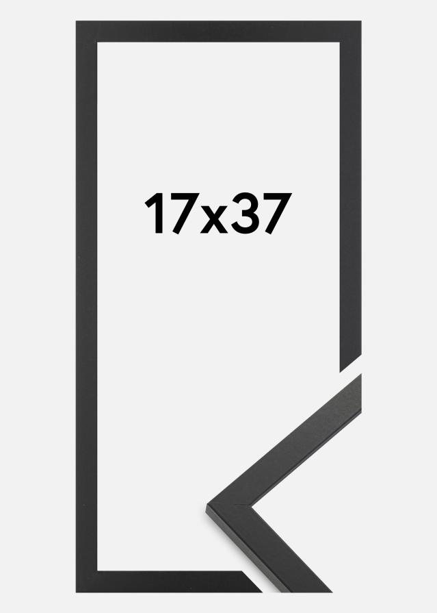 Ramă Trendy Sticlă acrilică Negru 17x37 cm