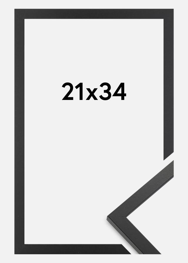 Ramă Trendy Sticlă acrilică Negru 21x34 cm