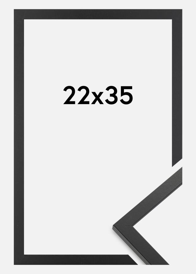 Ramă Trendy Sticlă acrilică Negru 22x35 cm