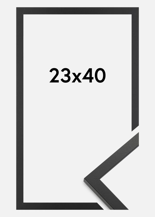 Ramă Trendy Sticlă acrilică Negru 23x40 cm