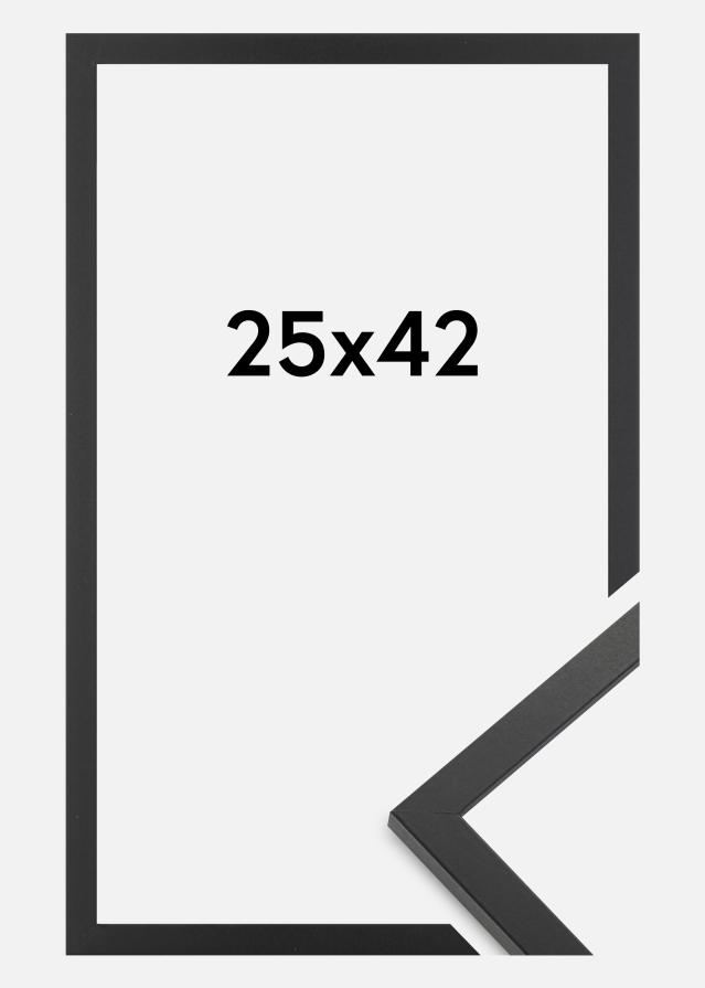 Ramă Trendy Sticlă acrilică Negru 25x42 cm