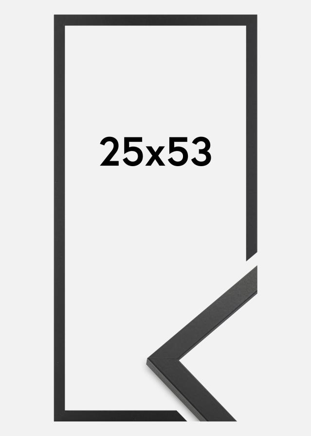 Ramă Trendy Sticlă acrilică Negru 25x53 cm