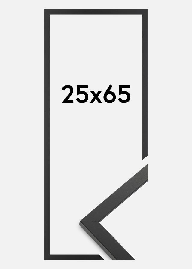 Ramă Trendy Sticlă acrilică Negru 25x65 cm