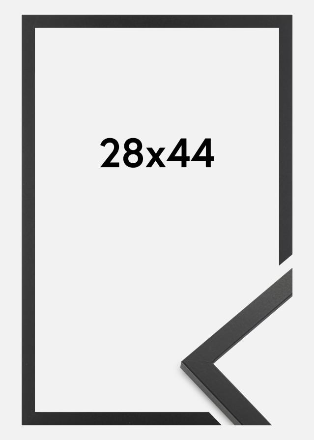 Ramă Trendy Sticlă acrilică Negru 28x44 cm
