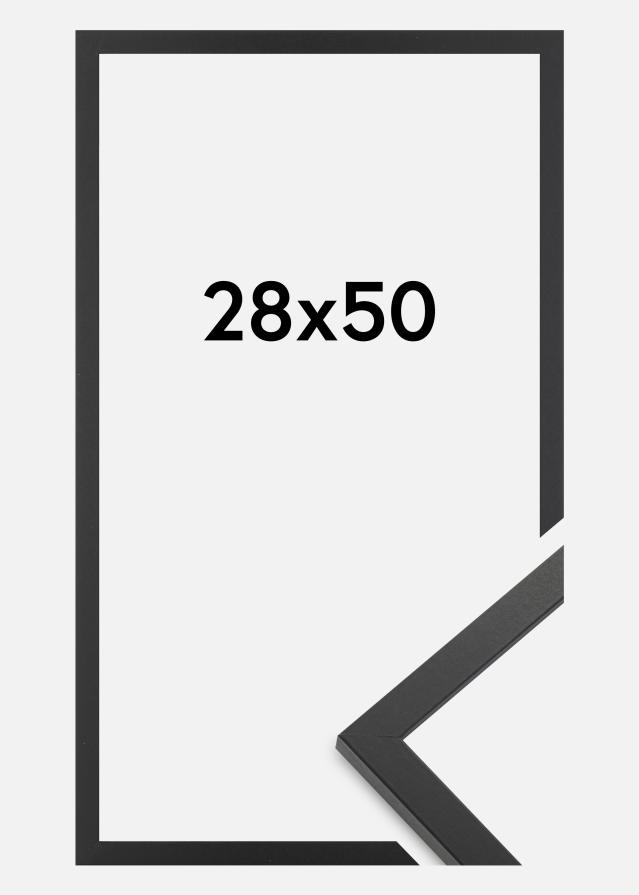 Ramă Trendy Sticlă acrilică Negru 28x50 cm