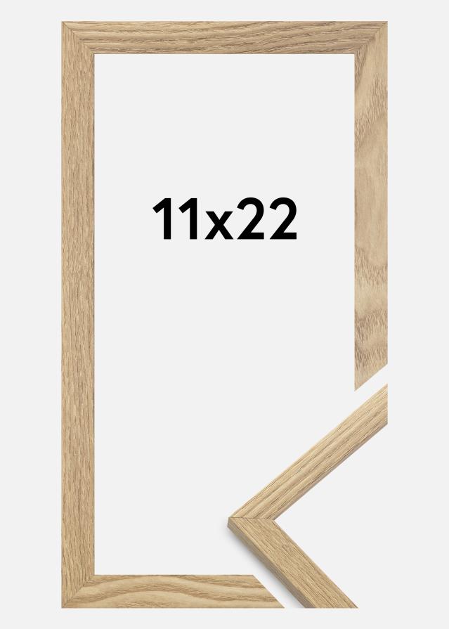 Ramă Trendy Sticlă acrilică Stejar 11x22 cm