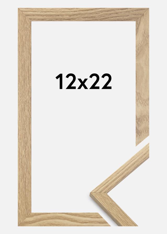 Ramă Trendy Sticlă acrilică Stejar 12x22 cm