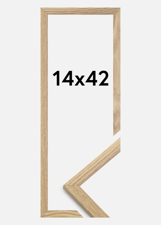 Ramă Trendy Sticlă acrilică Stejar 14x42 cm