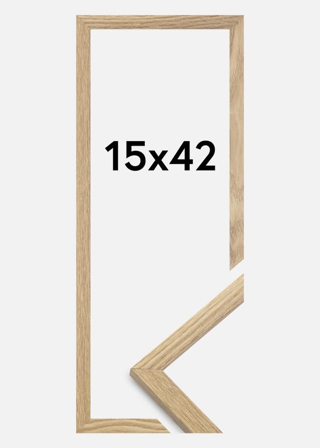 Ramă Trendy Sticlă acrilică Stejar 15x42 cm