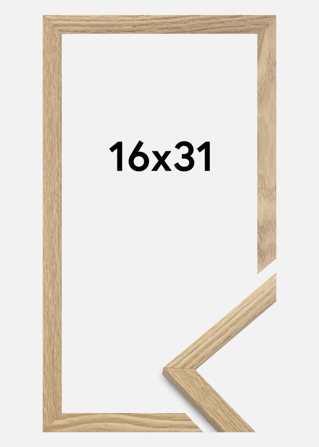 Ramă Trendy Sticlă acrilică Stejar 16x31 cm