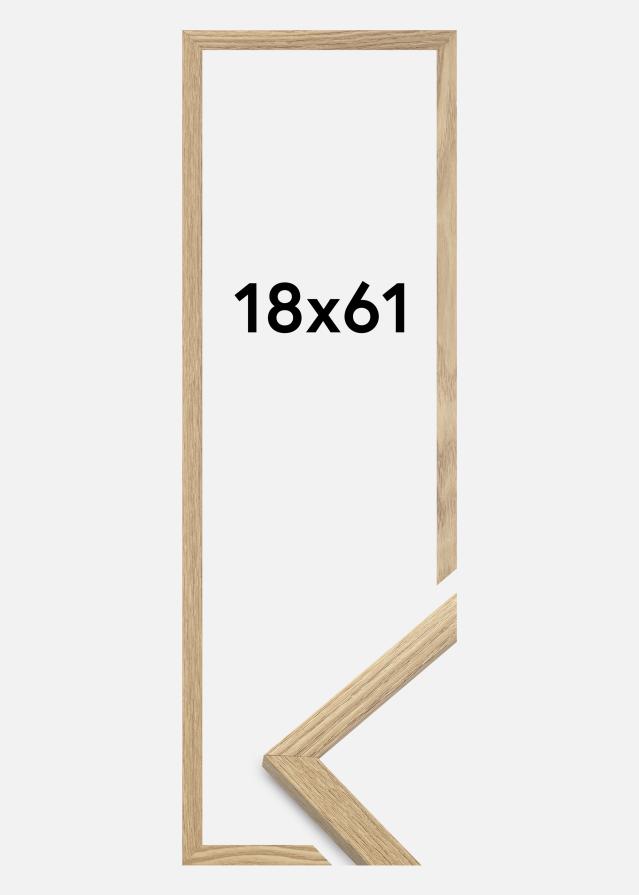 Ramă Trendy Sticlă acrilică Stejar 18x61 cm
