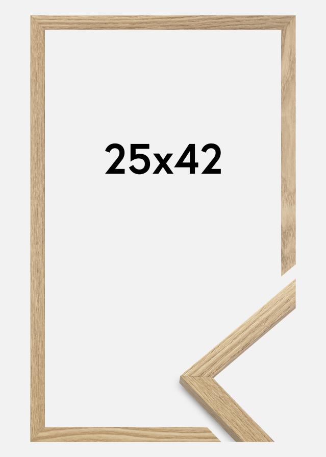 Ramă Trendy Sticlă acrilică Stejar 25x42 cm