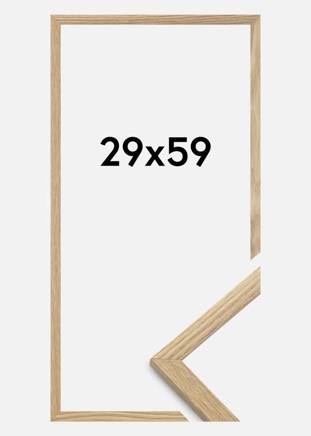 Ramă Trendy Sticlă acrilică Stejar 29x59 cm