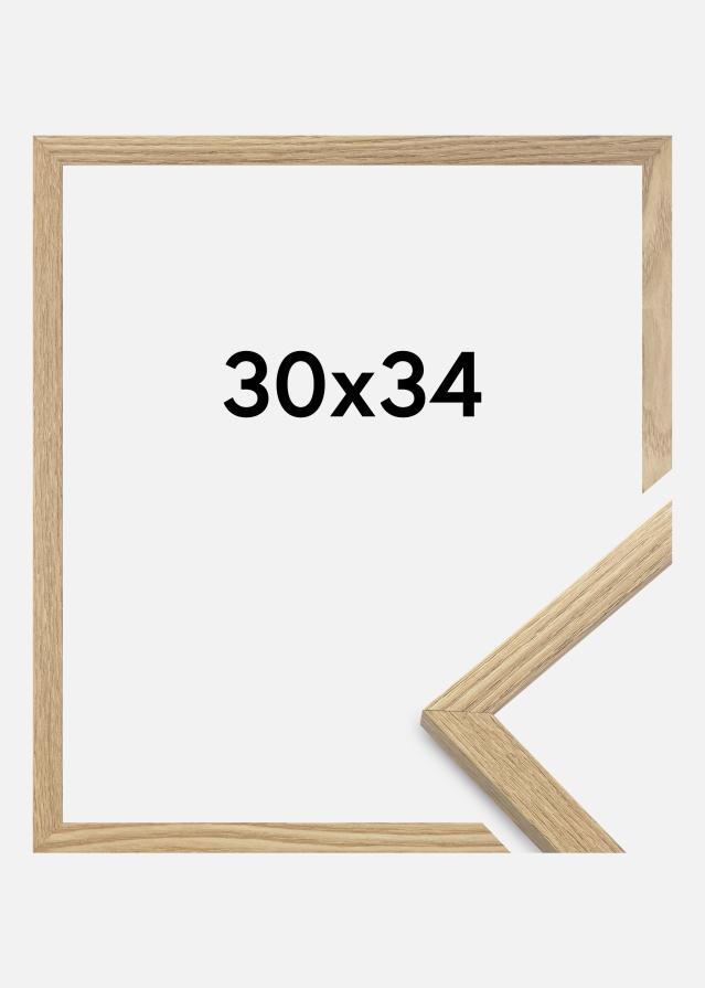 Ramă Trendy Sticlă acrilică Stejar 30x34 cm